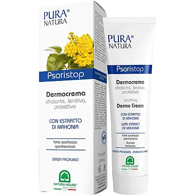 Psoristop kremas jautriai ir psoriazės pažeistai odai, 75 ml – Natura House