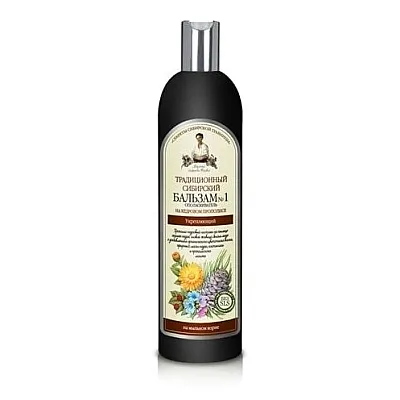 Tradicinis sibiro plaukų balzamas nr. 1 Kedro ir propolio pagrindu stiprinantis, 550ml