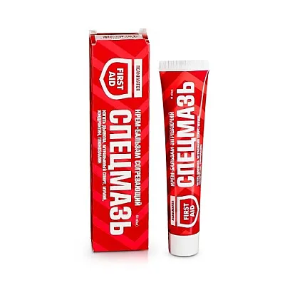 Specmaz reanimator šildantis kreminis balzamas (skruzdžių spritas, mumijo, chondroitinas, gliukozaminas), 44 ml