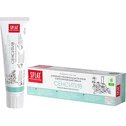 Splat Professional Sensitive – dantų pasta jautriems dantims, be fluoro, 100 ml