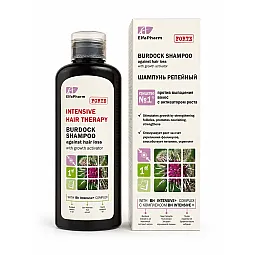Elfa Pharm burdock shampoo against hair loss with growth activator, 200 ml