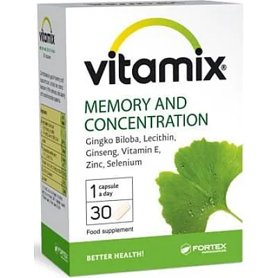 Vitamix atminčiai ir koncentravimui, 30 kapsulių