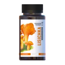 Golden Pharm Voveraičių grybų kapsulės nuo bet kokių parazitinių užkrėtimų, 60 kapsulių