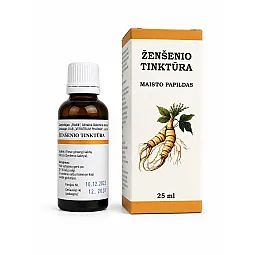 Ginseng tincture, 25 ml