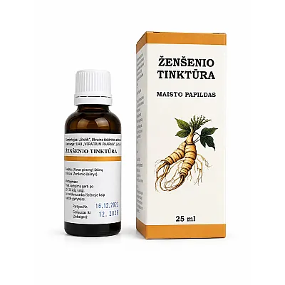Ginseng tincture, 25 ml