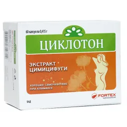 Cikloton, 60 kapsulių 