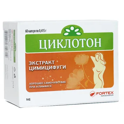 Cikloton, 60 kapsulių 