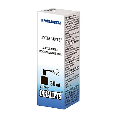 Inhalipt, burnos gleivinės purškalas, 30 ml