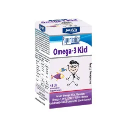 Jutavit omega 3 kid žuvų taukai vaikams, 45 kapsulės