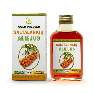 Šaltalankių aliejus 100 %, 100 ml