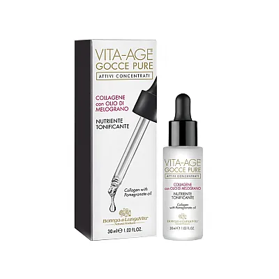 Vita-Age Gocce pure kolagenas su granatų kauliukų aliejumi, 30 ml