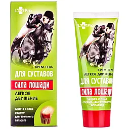 LekoPro Sila lošadi kremas kūnui su žolelių ekstraktais, 75 ml