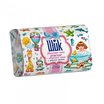 SHIK tualetinis kreminis muilas kūdikiams su lakišių ekstraktu, 150 g