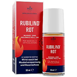 Rubilind inovatyvus šildantis termo gelis raumenų atpalaidavimui, 50 ml