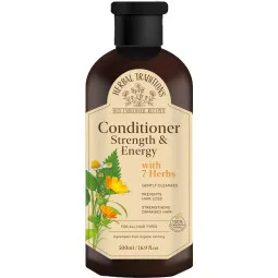 Herbal traditions kondicionierius plaukams su 7 žolelėmis, stiprinantis ir skatinantis plaukų augimą, 500 ml 