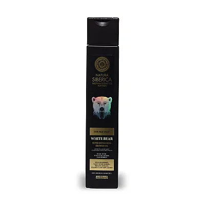 Natura siberica gaivinanti dušo želė vyrams, 250 ml