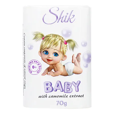 Shik kūdikių tualetinis muilas su ramunėlių ekstraktu, 70 g