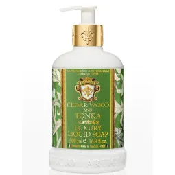 Fiorentino prabangus skystas muilas rankoms kedras ir tonka, 500 ml