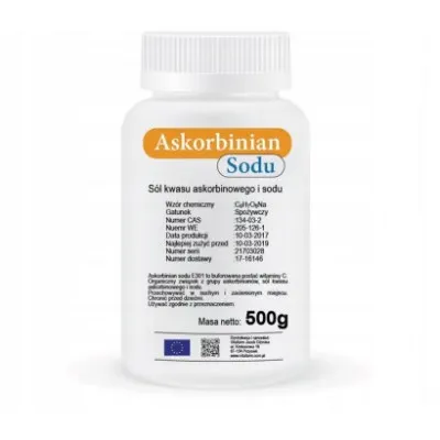 Natrio askorbatas, 500 g 