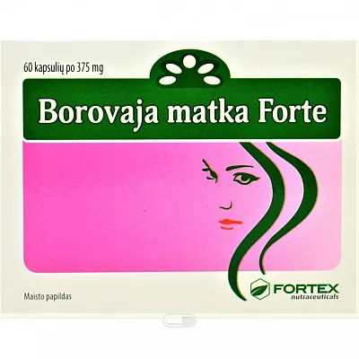 Borovaja matka forte, 60 kapsulių