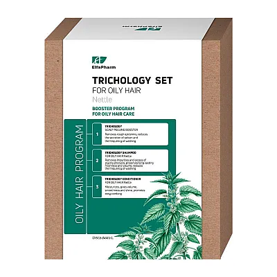 Trichologinis rinkinys riebiai galvos odai ir plaukams