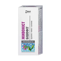 FBT kūno kremas-balzamas kaulažolė + bišofitas, 75 ml