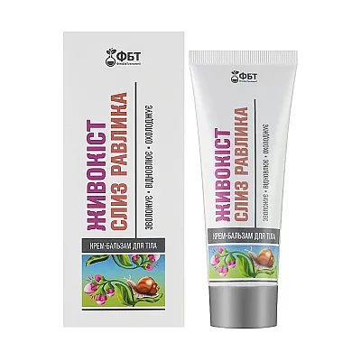 FBT kremas-balzamas kūnui kaulažolė su sraigių sekretu, 75 ml