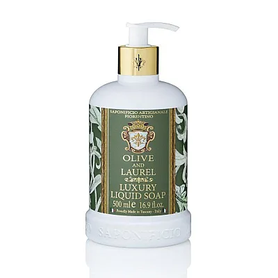 Fiorentino prabangus skystas muilas rankoms alyvuogių ir lauro lapų aromato, 500 ml