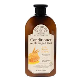 Herbal traditions kondicionierius plaukams su rugiais ir medumi, pažeistiems plaukams, 500 ml