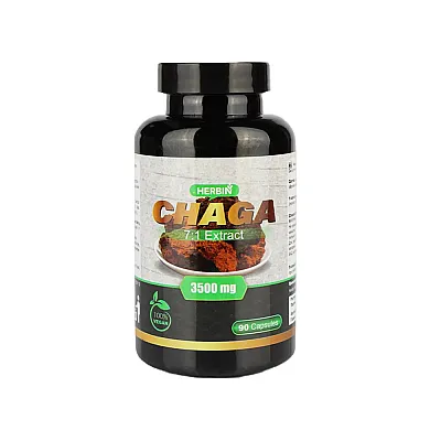Čaga juodojo beržo grybo ekstraktas, 90 kapsulių