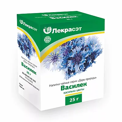 Lekraset žolelių arbata „Rugiagėlė", 25 g