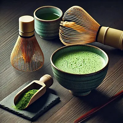 Vitalspur matcha aukštos kokybės žaliosios arbatos milteliai, 100 g