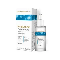 Perfect beauty veido serumas su hialiurono, kolagenu, niacinaminu ir elastinu, 30 ml