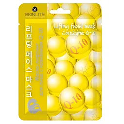 Skinlite odos kontūravimui veido kaukė su kofermentu Q-10, 1 vnt