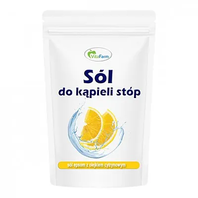 Pėdų vonelė su epsomo druska ir citrinų aliejumi, 250 g