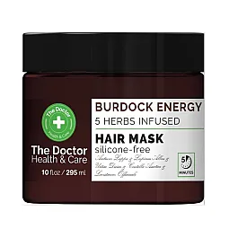 The doctor 5 žolelių plaukų kaukė suteikianti varnalėšų energija, 295 ml