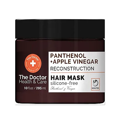 The doctor atstatomoji plaukų kaukė pantenolis + obuolių actas, 295 ml