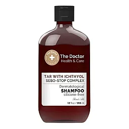 The doctor deguto + ichtiolio šampūnas sebo-stop kompleksas, 355 ml