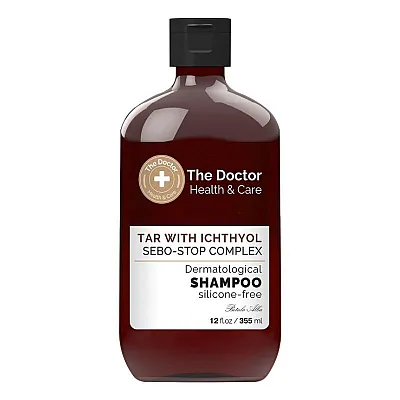 The doctor deguto + ichtiolio šampūnas sebo-stop kompleksas, 355 ml