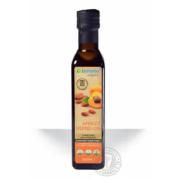 Bioherba abrikosų kauliukų aliejus šalto spaudimo, 250 ml