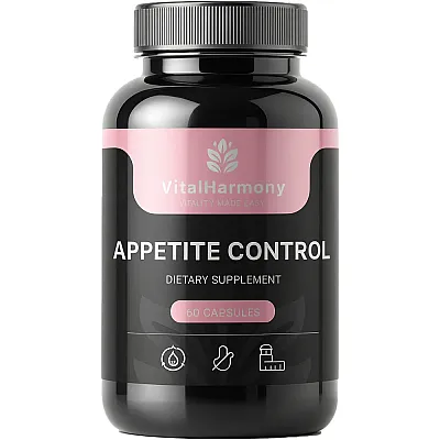 Vitalharmony apetite control garcinija + dilgėlių + afrikinio mango ekstraktai , 60 kapsulių
