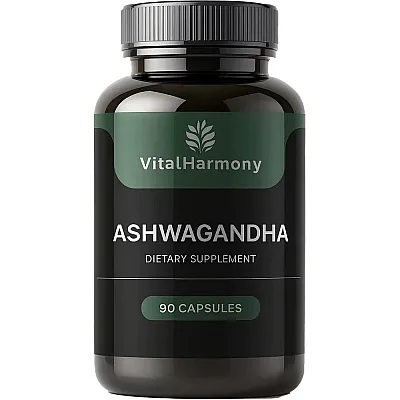 Vitalharmony ašvaganda, 90 kapsulių