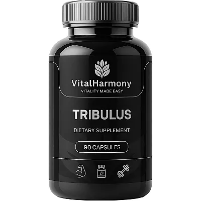 Vitalharmony tribulus terrestris gulsčiosios ragužės ekstraktas, 90 kapsulių