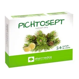 Altermedica pichtosept pastilės gerklei, 24 vnt.