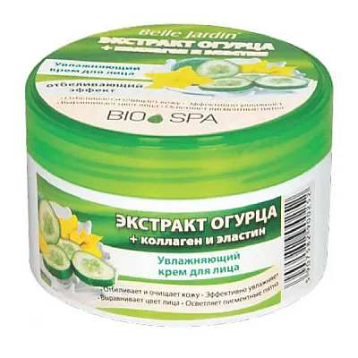 Belle Jardin veido kremas su agurko ekstraktu, 200 ml
