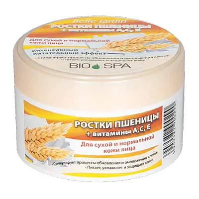 Belle Jardin veido kremas su kviečių želmenų aliejumi, 200 ml