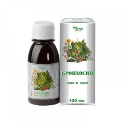 Bronchosip sirupas su žolelėmis, 100 ml