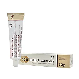 Ichtiolo balzamas, pagalbinė odos priežiūros priemonė, 30 g