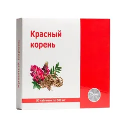 Raudona šaknis, 50 tablečių