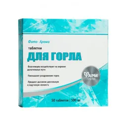 Fito aroma tabletės gerklei, 50 tablečių